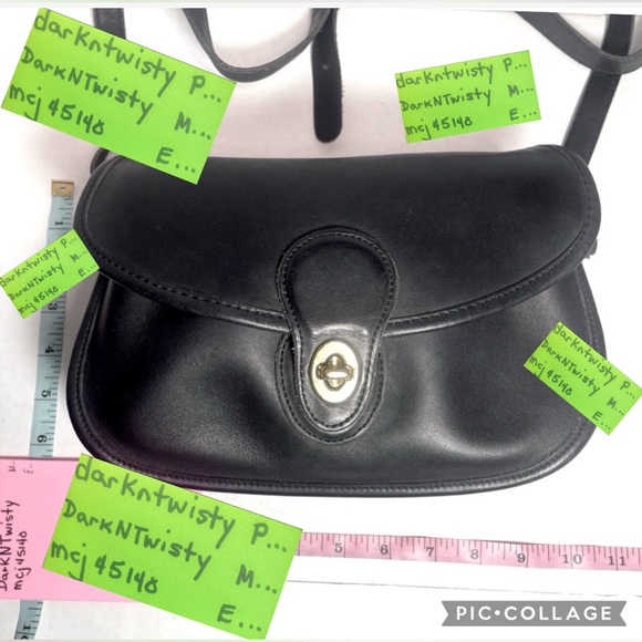 Vintage Coach Leather Prairie Bag Gorgeous! - Picture 7 of 15